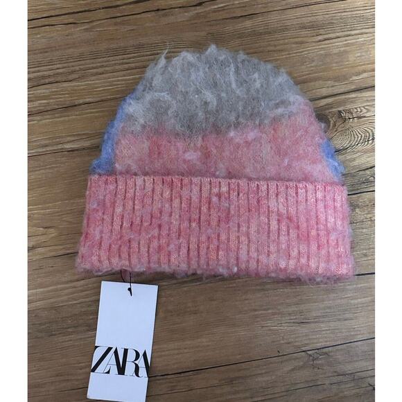 Nwt- Zara- textured cap- multicolor - Picture 2 of 3